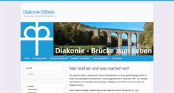 Desktop Screenshot of diakonie-doebeln.de