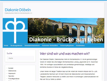 Tablet Screenshot of diakonie-doebeln.de